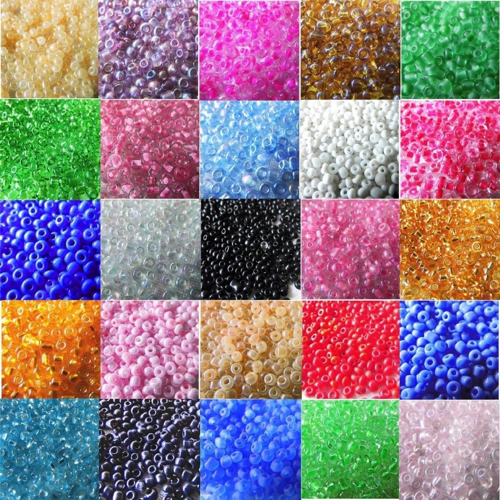 Túi 2000 Hạt Xỏ Lỗ 2mm Bằng Kính