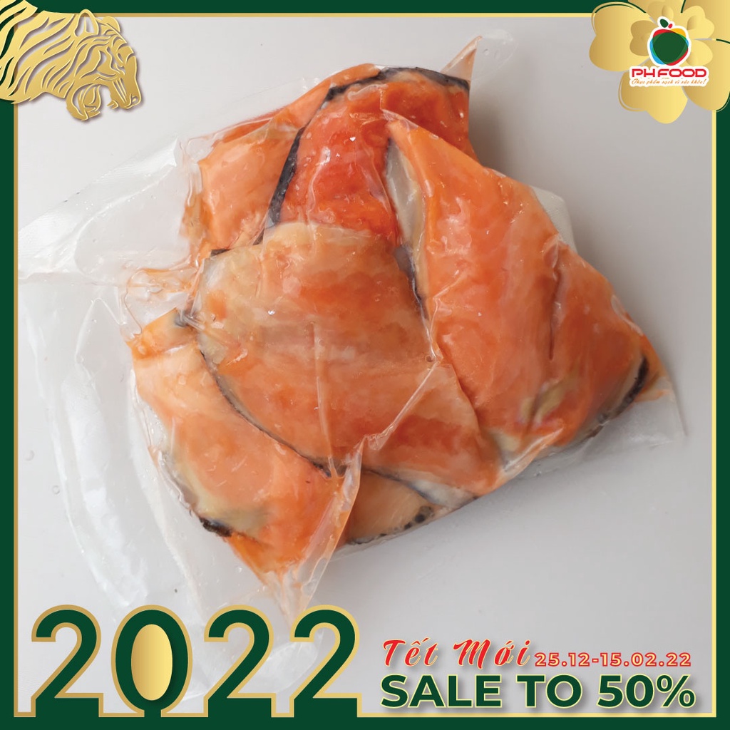 - Vụn Cá Hồi Có Da - 1Kg 2 Túi Hút Chân Không