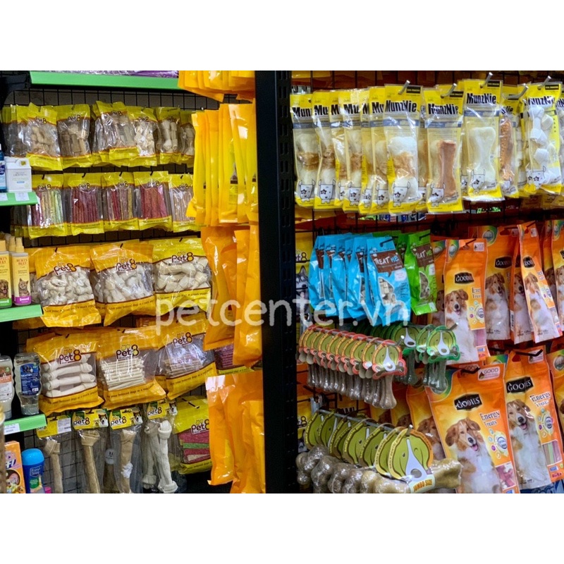 🇹🇭16 Dạng Xương Gặm Da Bò PET8 Hỗ Trợ Sạch Răng,Giảm Cao Răng Cho Chó