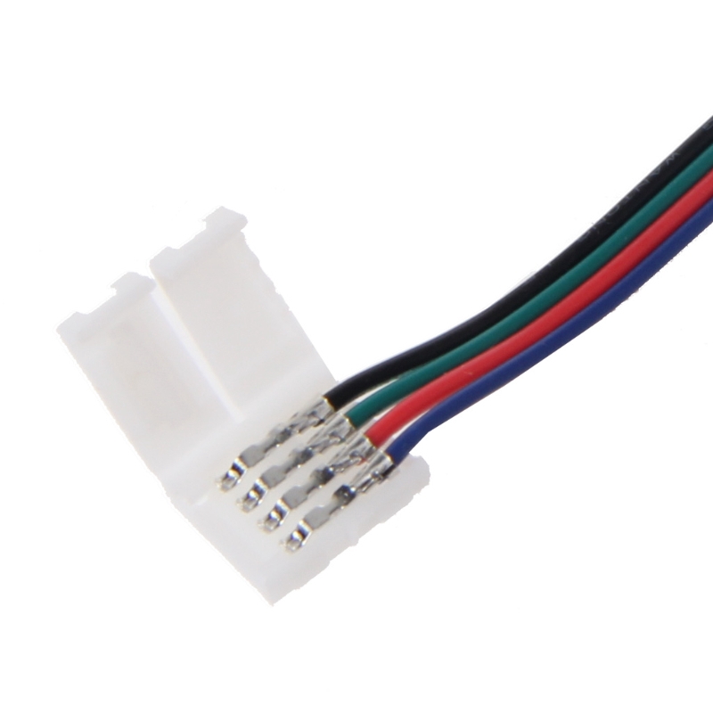 Dây Nối Đèn Led 4 Pin 10mm 17cm Rgb Cho Đèn Led Dây 5050