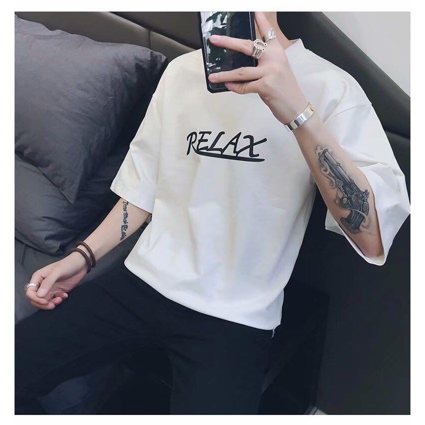 ÁO THUN NAM TAY LỠ PHÔNG RỘNG RELAX THỜI TRANG TRENT