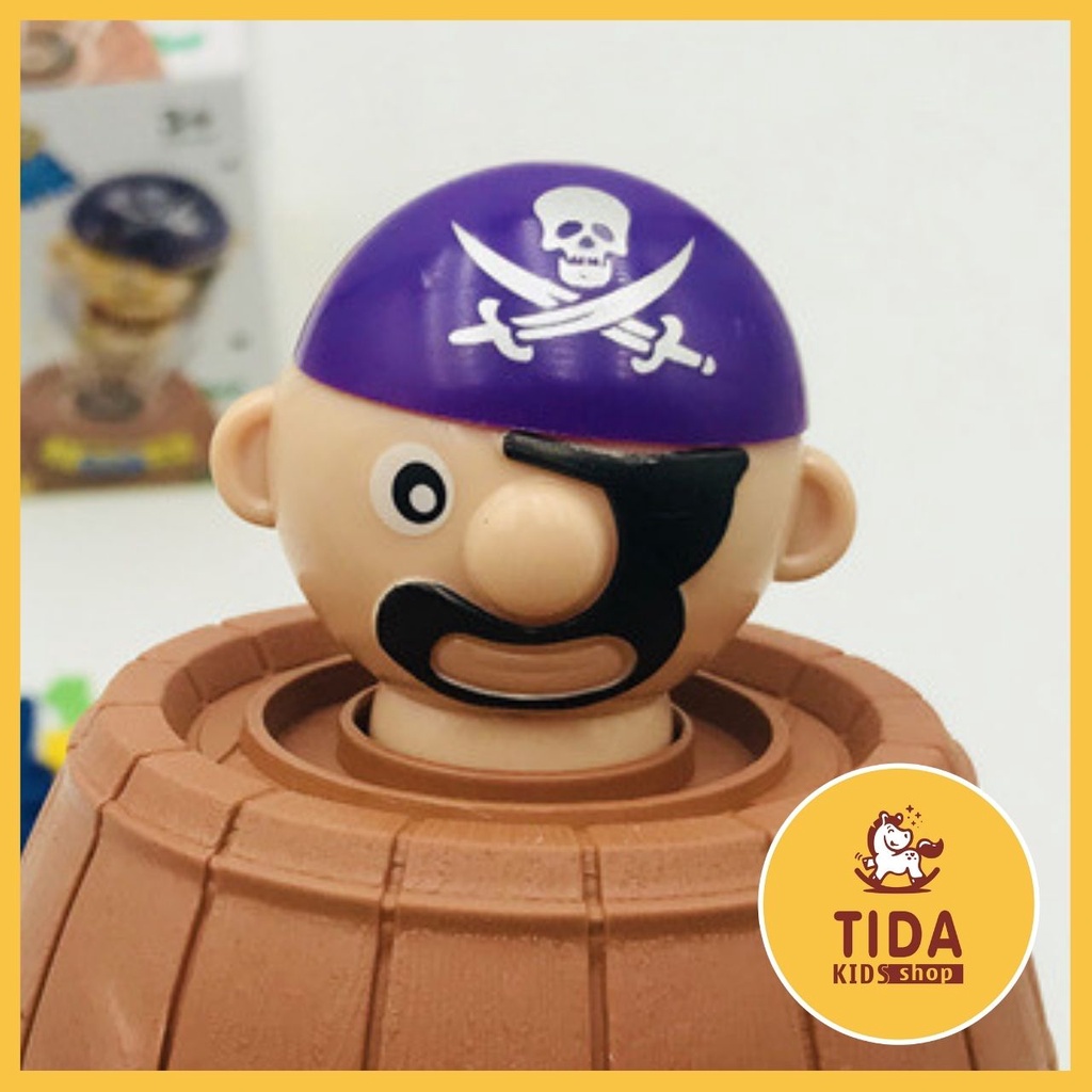 Đồ Chơi Đâm Hải Tặc ⚡ HOT TREND ⚡ Jumping Pirate Game, Chọc Cướp Biển Thùng Phi Giá Tốt, Đồ Chơi Giải Trí TiDa Kids Shop