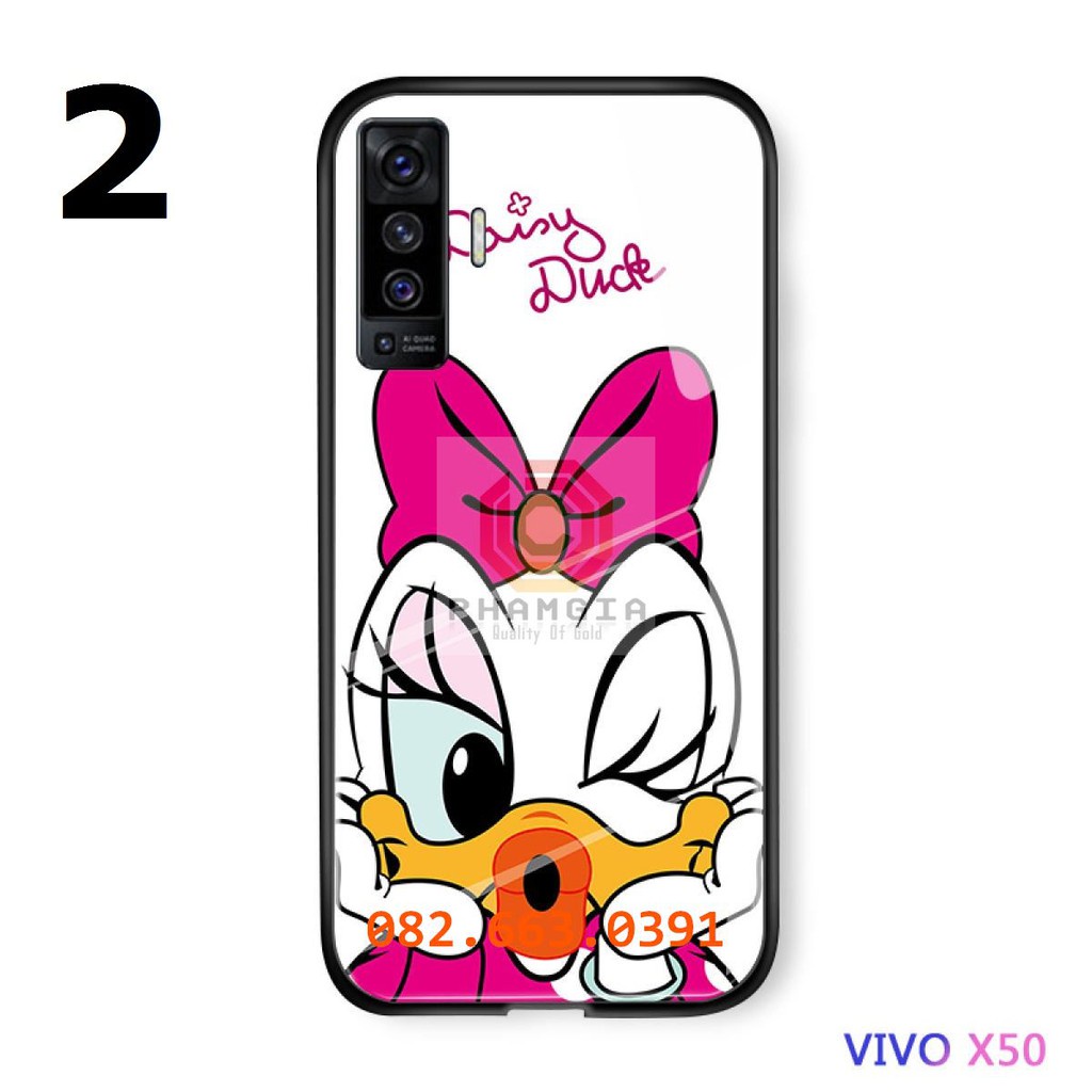 Ốp lưng Vivo X50 dẻo in hình chuột Mickey dễ thương