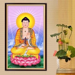 Tranh đá Phật Dược Sư DF2570 - kích thước: 35 * 50cm. (TRANH CHƯA LÀM)