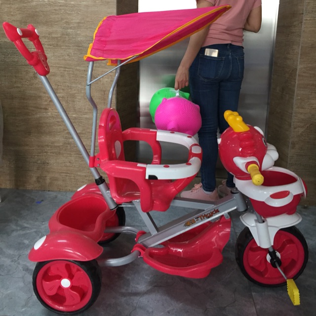 Xe 3 bánh ,bảo hiểm , mái che