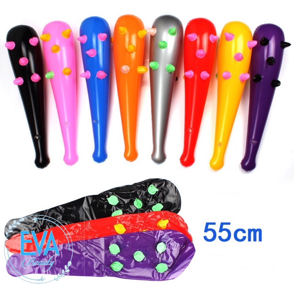Đồ Chơi Bơm Hơi / Đồ Chơi Gậy Bóng Chày Bơm Hơi 55 Cm Nhiều Màu / Đồ Chơi Chùy Gai Nhỏ Bơm Hơi Độc Đáo M825