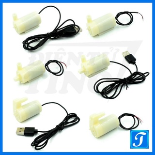 Bơm chìm 3v-5v - bơm chìm usb mini- bơm đứng, bơm nằm