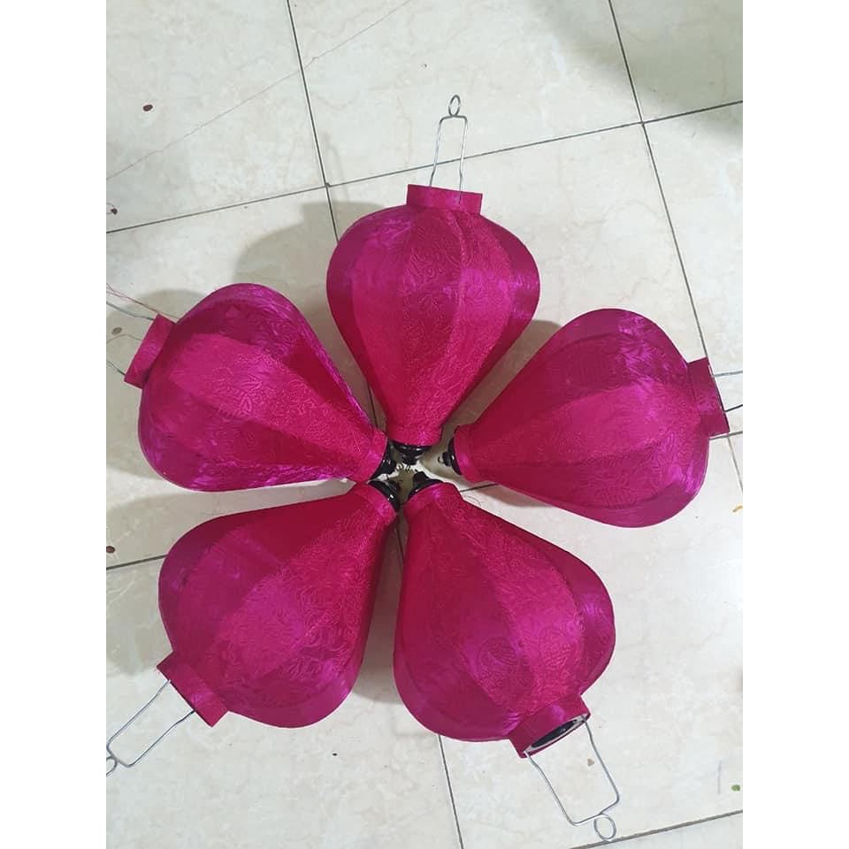 Lồng Đèn Hội An lụa tỏi 40cm siêu đẹp alo 0787700039