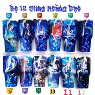 Ly Giữ Nhiệt Yeti Thái Lan,900Ml Đầy Đủ Phụ Kiện. Kèm Túi Xách Giữ Nhiệt+2 Ống Hút Inox+1 Cọ Rửa Inox.