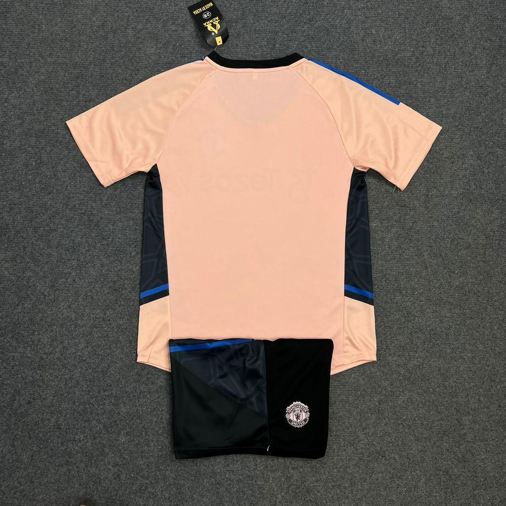 ÁO QUẦN BÓNG ĐÁ TRẺ EM CLB MANCHESTER UNITED-VẢI MÈ KIM THÁI CAO CẤP