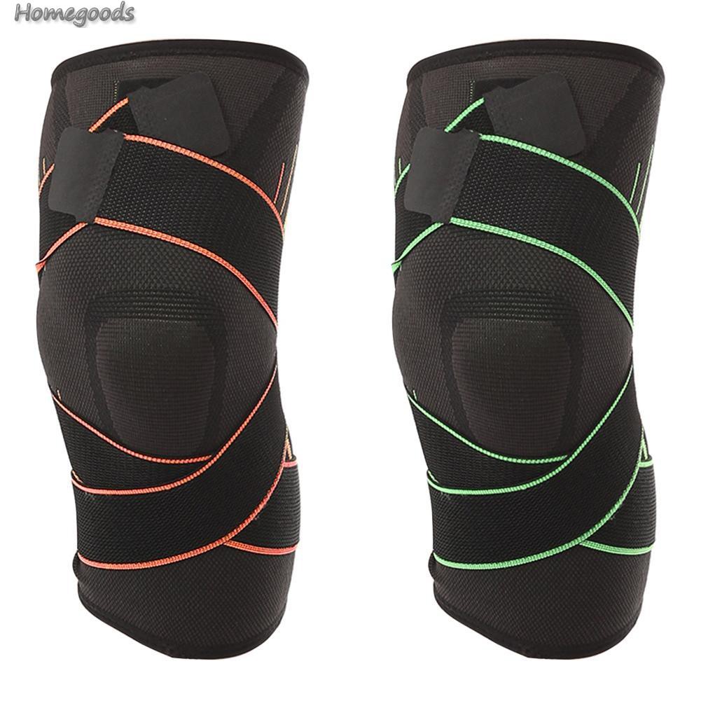 Home-1pc Fitness Elastic Sports Knee Support Brace  Running Bandage Knee Pads-Goods