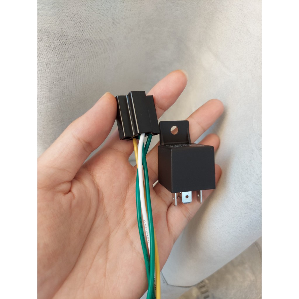 Rơ le 12V chống trộm định vị GPS 4 chân, 5 chân thường Đóng (relay thường đóng)