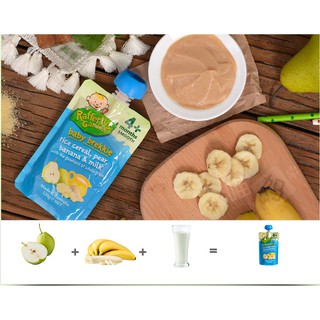 Dinh dưỡng Rafferty's Garden ngũ cốc, lê, chuối, xoài 120g (Trên 6 tháng)