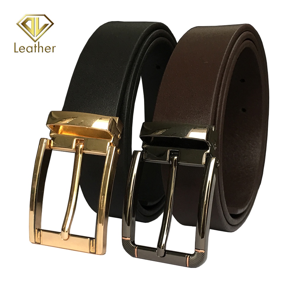 DâyNịt Nam/Thắt Lưng Nam Da Bò Khóa Xỏ Kim Cao Cấp DLKKCC-01