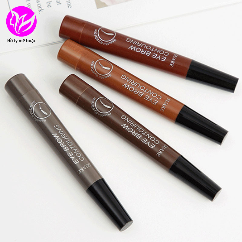 (hàng Mới Về) Bút Kẻ Lông Mày Dạng Phẩy Sợi Chống Nước Lâu Phai Nhiều Màu Sắc Lựa Chọn | BigBuy360 - bigbuy360.vn
