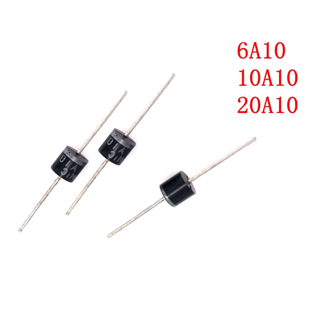 [COD] Durable Diode DIP Rectifier Diode Rectifier Components 6A 10A 20A Electrical Axial Direct Insertion 10A10 6A10 20A10 High Power Electronic Kit