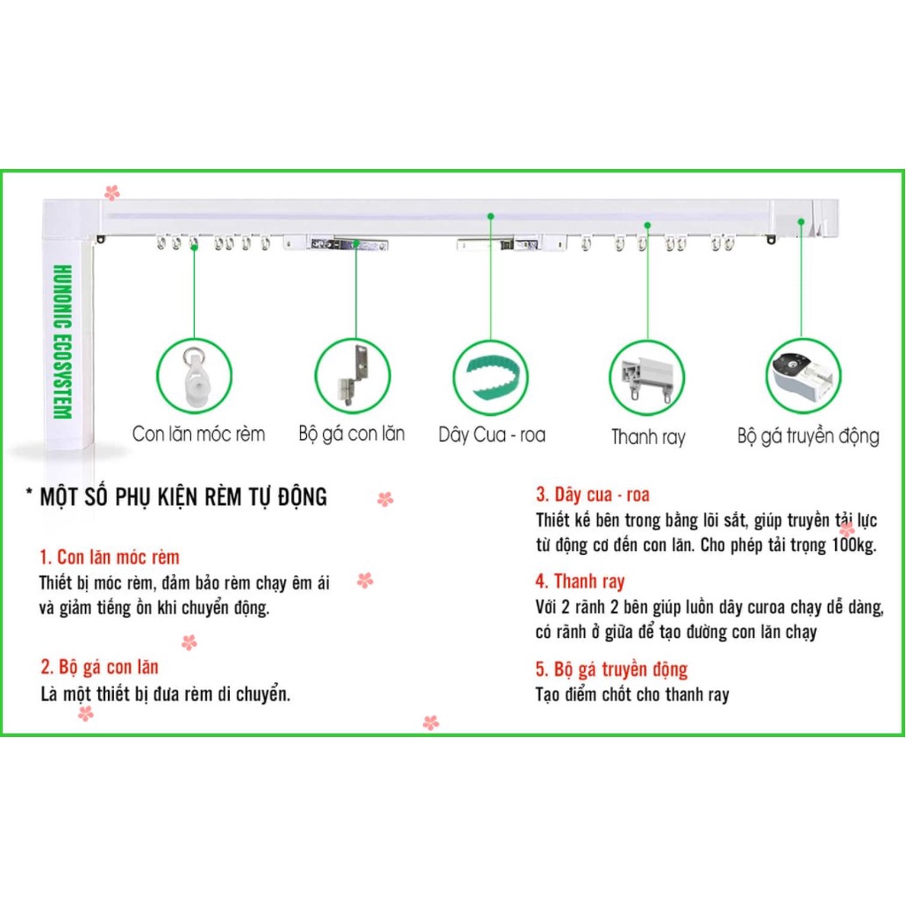 Combo Động Cơ Kéo Rèm Tự Động (Động cơ + Rèm, Không kèm thanh ray) Thông Minh, Tiện Lợi - [NHẬN THI CÔNG KHU VỰC HCM]