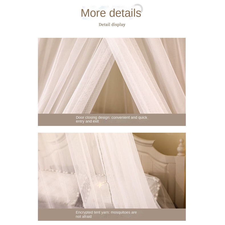 Màn ngủ chống muỗi phong cách công chúa kích thước 1.8M 1.5M 2.0M