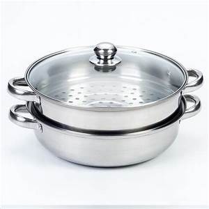 Nồi hấp inox 2 tầng đa năng