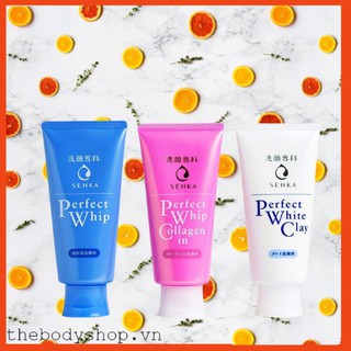 Sữa rửa mặt senka perfect whip 120ml sạch mụn dưỡng ẩm ❤❤free ship