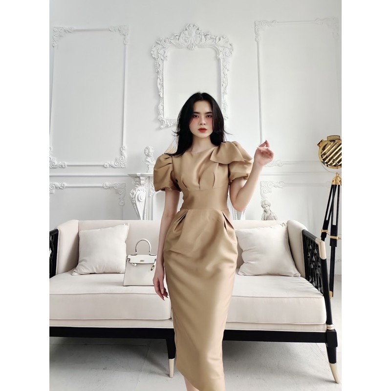 ⚡️VÁY TAFFA HÀN NƠ CHÉO TAY ĐỒNG SANG CHẢNH