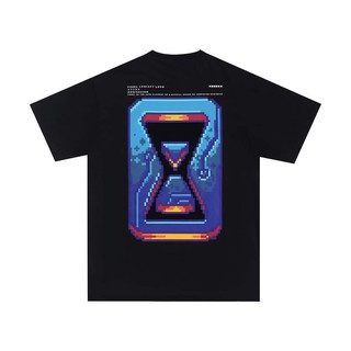 Áo Thun Tay Lỡ PIXEL TEE NOW Unisex (Trắng/Đen)