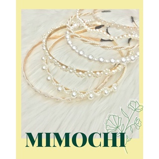 ❤freeship❤ mimochi băng đô cài tóc đính ngọc trai nhân tạo sang trọng cho nữ, đáng yêu, cute, xinh xắn