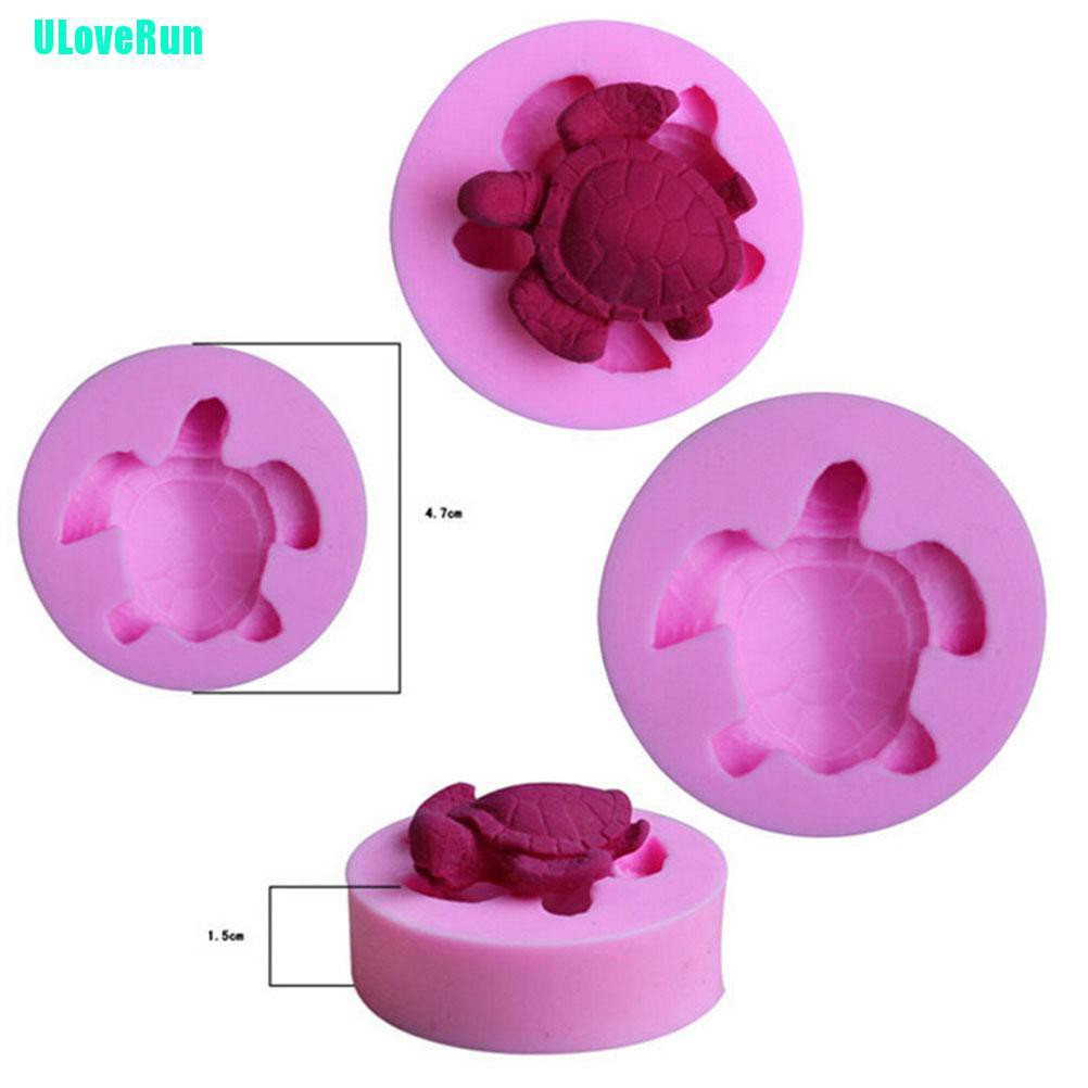 Khuôn Làm Bánh / Xà Phòng / Nến Hình Rùa Biển Bằng Silicone