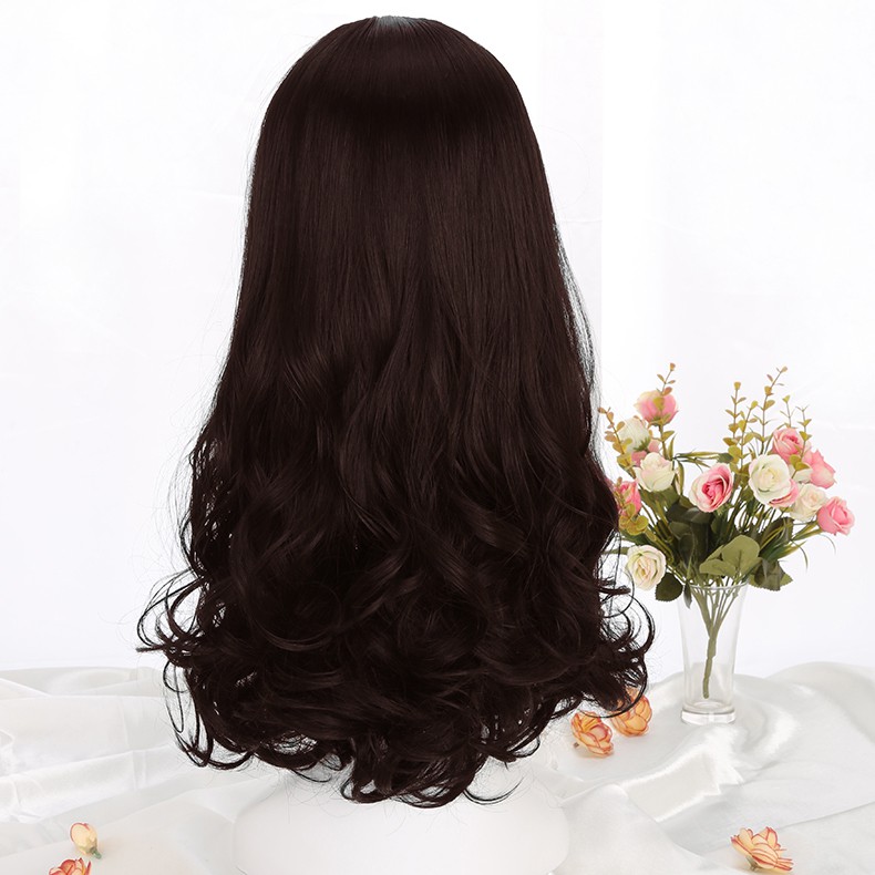 Tóc giả nữ kẹp U xoăn 55cm FREESHIP kẹp chữ U 9131