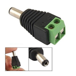 10 Pcs 2.1x5.5mm Male Jack DC Power Adapter for CCTV Camera DRV