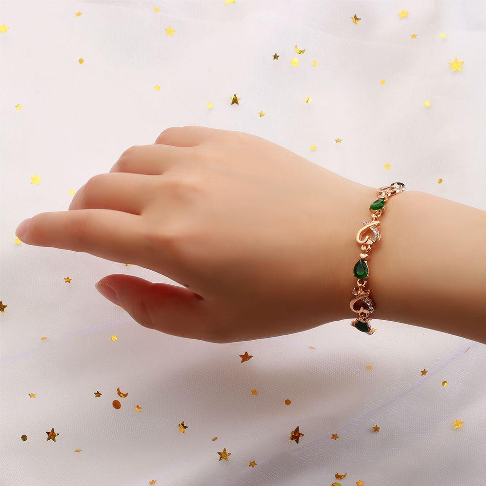 .Vòng Tay Nữ Đính Hạt Charm