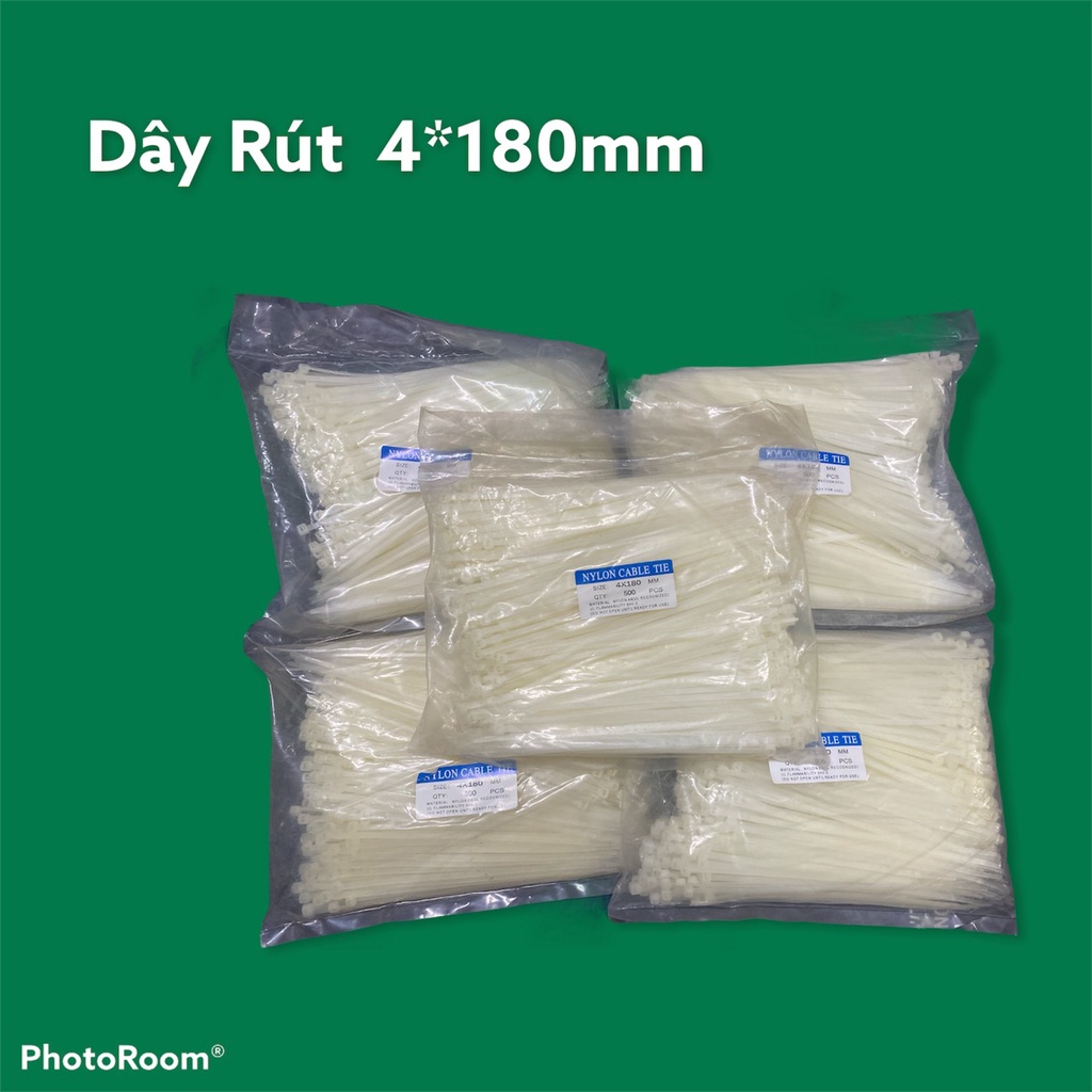Dây rút nhựa 4*180mm