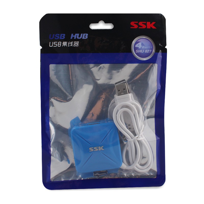 Bộ HUB Chia 4 Cổng USB SSK SHU 027