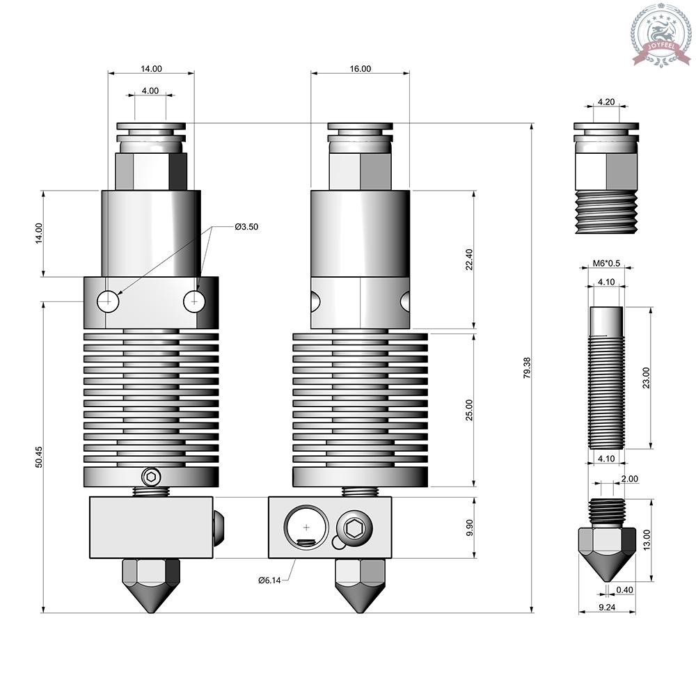 Bộ Linh Kiện Máy In 3d 24v Cr-10s Pro