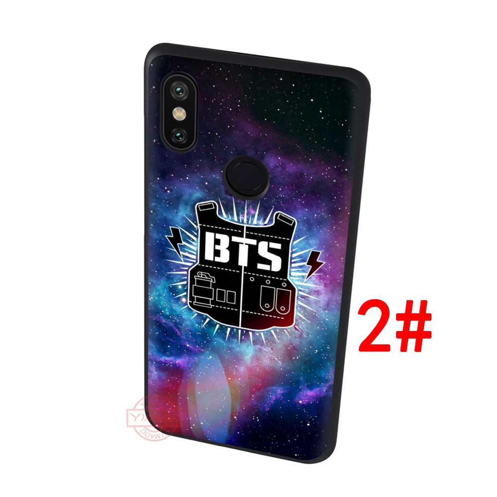  Ốp điện thoại in hình nhóm nhạc BTS đẹp mắt cho Xiaomi Mi 8 SE 9 SE 8 Lite A1 A2 Lite 5X 6X F1 Max 3