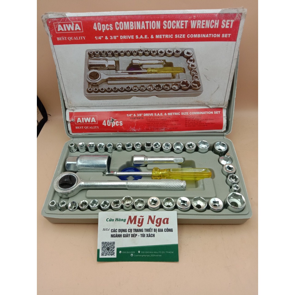 Combo Bộ 40 chi tiết tiện lợi siết mở ốc