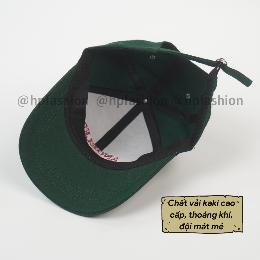 Mũ lưỡi trai ❤️ Nón kết thêu chữ ANGELES chất kaki cao cấp form unisex nam nữ N60 - Happy Style
