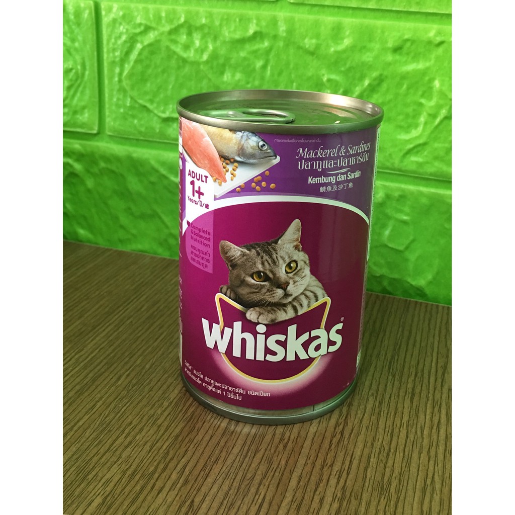 Thức ăn cho mèo Whiskas pate lon 400gr