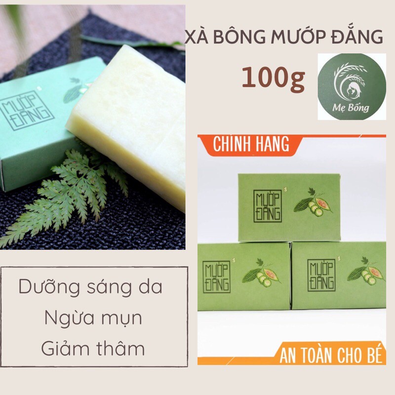 Xà bông mướp đắng dưỡng sáng da, ngừa mụn, an toàn cho bé