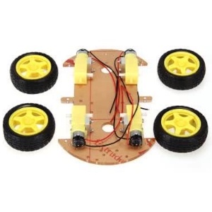 Khung xe robot 2 tầng 4 bánh LOẠI TỐT