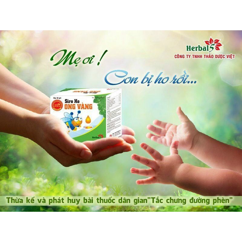 Siro Ong Vàng Plus - Giảm Ho, Bổ Phế