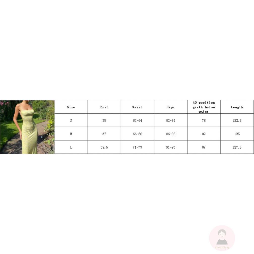 Đầm Dài Không Tay Hở Lưng Khoét Sâu In Họa Tiết Hoa Cho Nữ