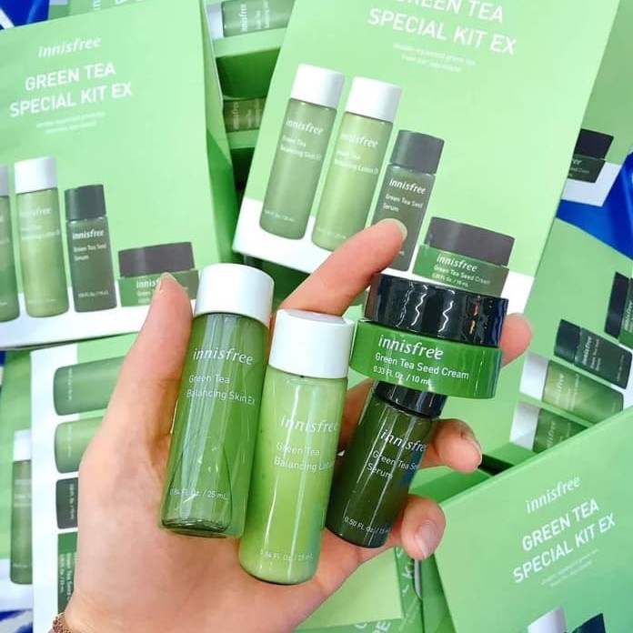 Set dưỡng trà xanh Innisfree Green Tea Balancing Special Kit