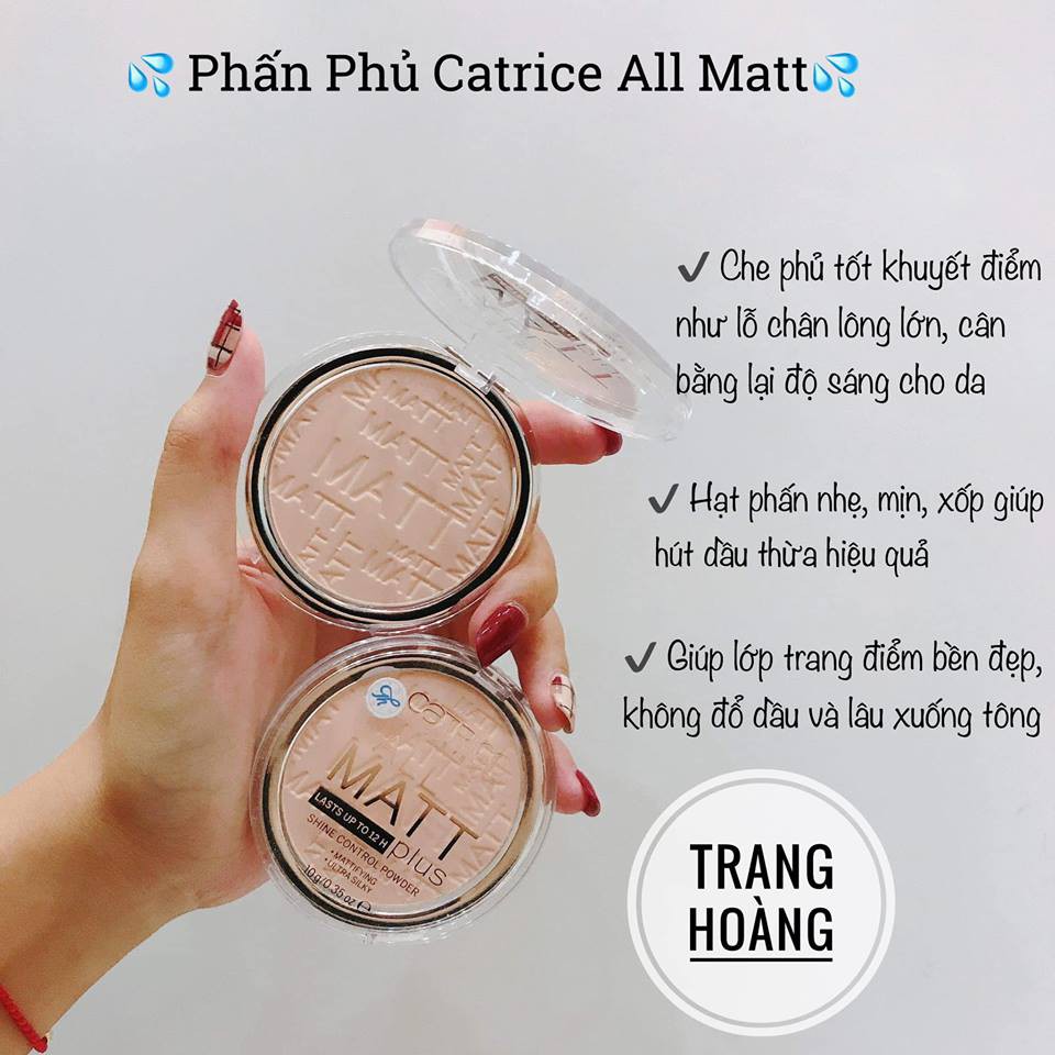 Phấn phủ Catrice All Matt