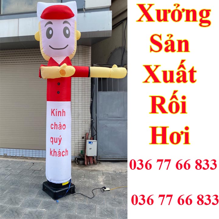 Rối hơi quảng cáo- Rối hơi vẫy tay thiết kế theo yêu cầu- Hàng đặt trước không có sẵn- Rối hơi quảng cáo giá rẻ