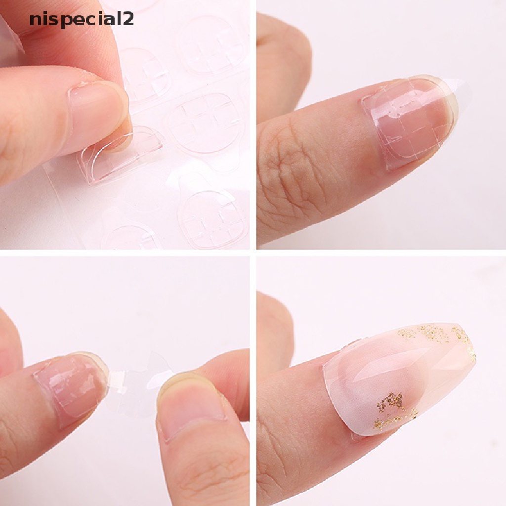 [nispecial2] 120PCS Jelly False Nail Stickers Finger Glue Tips Double-sided Adhesive Tapes [new]