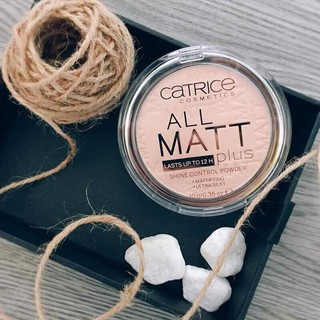 Phấn phủ nén Catrice all matt plus shine control powder