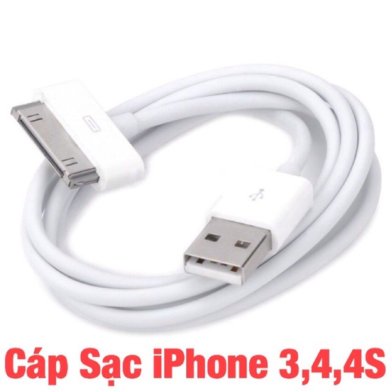 cáp xạc iphone 4,4S, ipad loại tốt