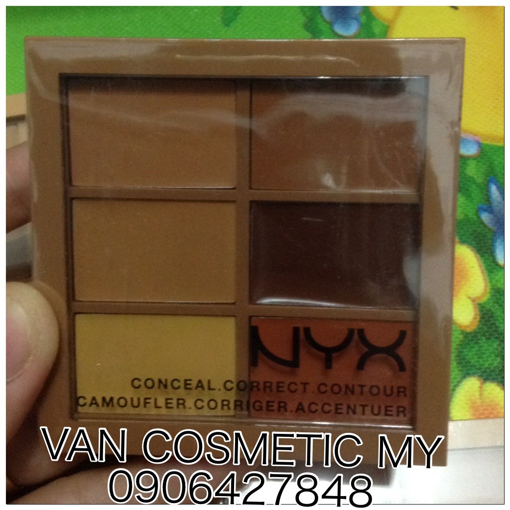 Bảng kem che khuyết tạo khối NYX Conceal Correct Contour | BigBuy360 - bigbuy360.vn