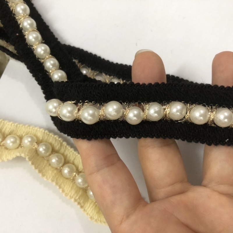 Ren Viền Đính Hạt Loại Đẹp Dùng Trang Trí Váy Áo, hanmade, hộp quà